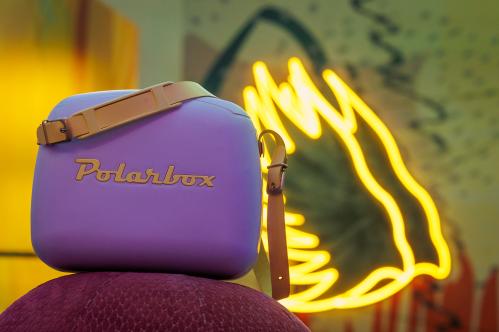 Polarbox Kylväska - 2st matlådor - Retro - Lila - 6 Liter - www.frokenfraken.se