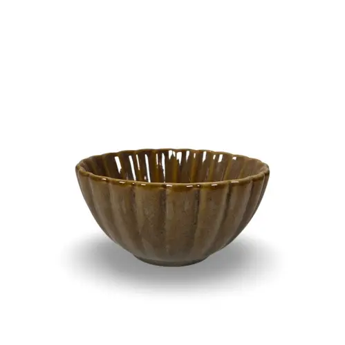 Skål - Joy - Ocra - Ø14 x 7 cm - www.frokenfraken.se