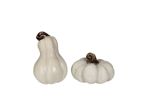 Pumpa - Vit - Dekoration - www.frokenfraken.se