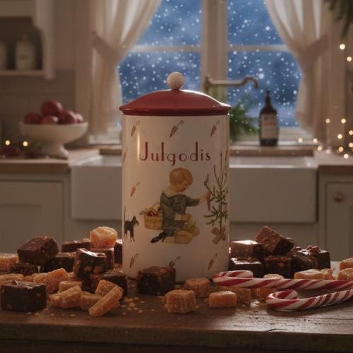 Plåtburk - Gammaldags - Julgodis - www.frokenfraken.se