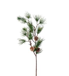 Tallkvist med kottar - Grön - 100 cm - www.frokenfraken.se