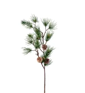 Tallkvist med kottar - Grön - 100 cm - www.frokenfraken.se