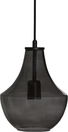 Taklampa - Hamilton Handgjort Glas - Rökfärgad - 29 x 20 cm - www.frokenfraken.se