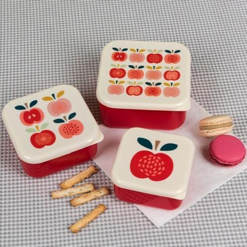 Snacksbox - Retro Vintage Apple - 3 storlekar - www.frokenfraken.se