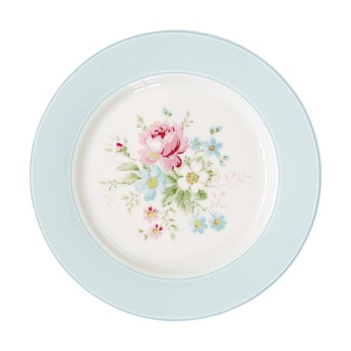 Assiette - Marie Pale Blue- 20,5cm - www.frokenfraken.se