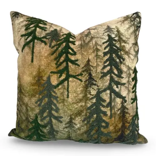 Kuddfodral - Forest valvet - 45 x 45 cm - www.frokenfraken.se