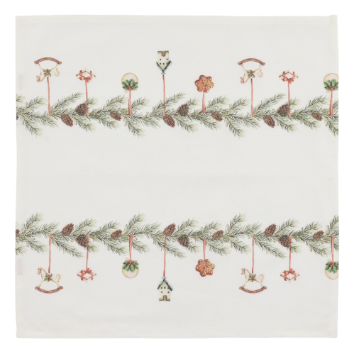Tygservett med julmotiv - 40 X 40 CM - www.frokenfraken.se