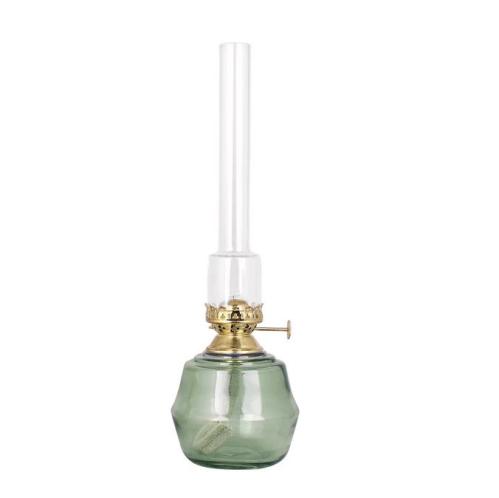Fotogenlampa - Majken - Mellan - Grön/Mässing - Ø10 x 32,5 cm - www.frokenfraken.se