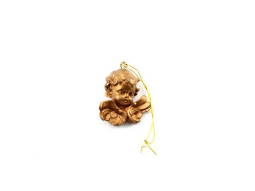 Julgranspynt - Ängel - Guld - Hänge - 3 cm - www.frokenfraken.se