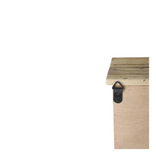 Väggskåp med Krokar - Trä - 48 x 42 x 16 cm - 2-Pack - www.frokenfraken.se