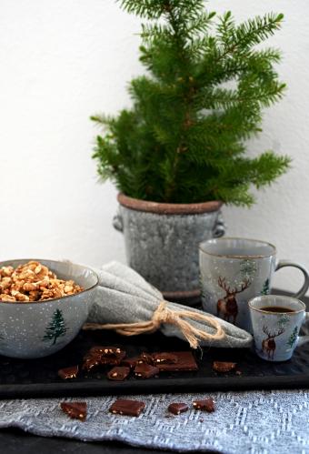 Tallrik - Hjort/Winter - Ø21 cm - www.frokenfraken.se