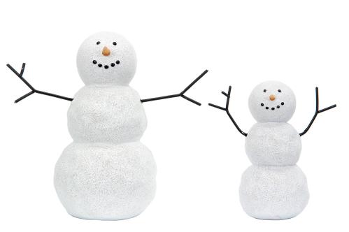 Snögubbe - 2-pack - 17/12 cm - www.frokenfraken.se