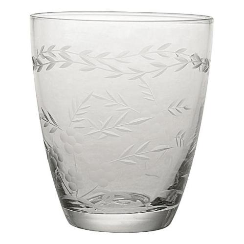 Glas - Slipat mönster - 11 cm - www.frokenfraken.se