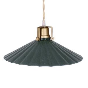 Taklampa Anita Mörkgrön - Ø 29,5 x 15,5 cm - www.frokenfraken.se