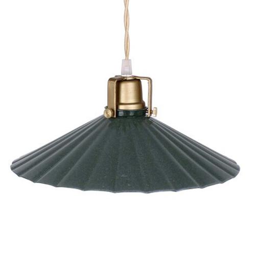 Taklampa Anita Mörkgrön - Ø 29,5 x 15,5 cm - www.frokenfraken.se