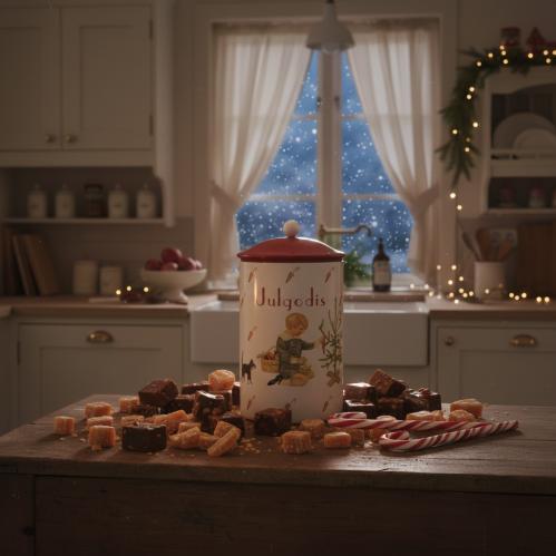 Plåtburk - Gammaldags - Julgodis - www.frokenfraken.se