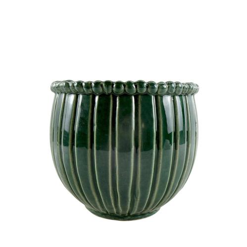 Kruka Vera 25 cm - Grön - Ø25 x H24 cm - www.frokenfraken.se