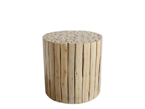 Soffbord - Eucalyptusträ - 2-pack - 40 x Ø40 cm - www.frokenfraken.se