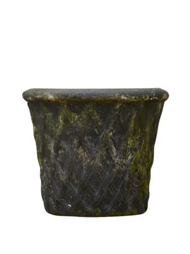 Kruka - HARLEQUIN - CHOKO PATINA - Ø22 x 19 cm - www.frokenfraken.se