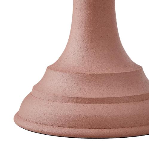 Ljusstake - Dimrosa - Ø13 x 38 cm - www.frokenfraken.se