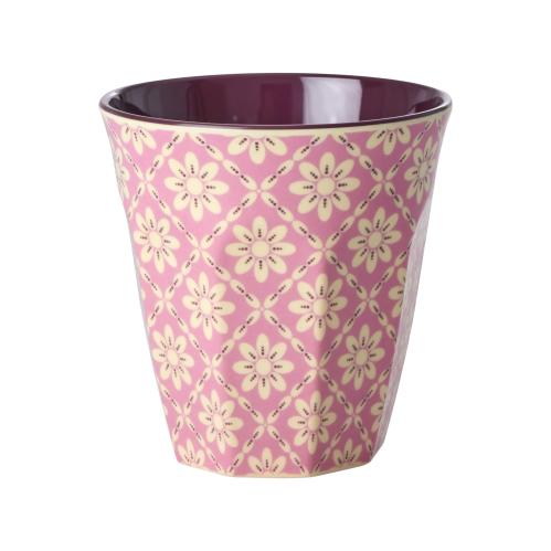 Mugg - Blommig - Melamin - Kort - 250 ml - www.frokenfraken.se