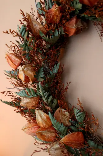 Krans - Höst - Terracotta - Ø46 cm - www.frokenfraken.se
