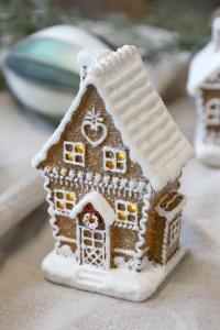 Pepparkakshus - LED - 11 x 7 x 6 cm - www.frokenfraken.se