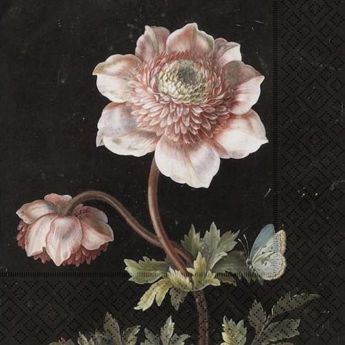 Servett - Pion - 33 x 33 cm - www.frokenfraken.se