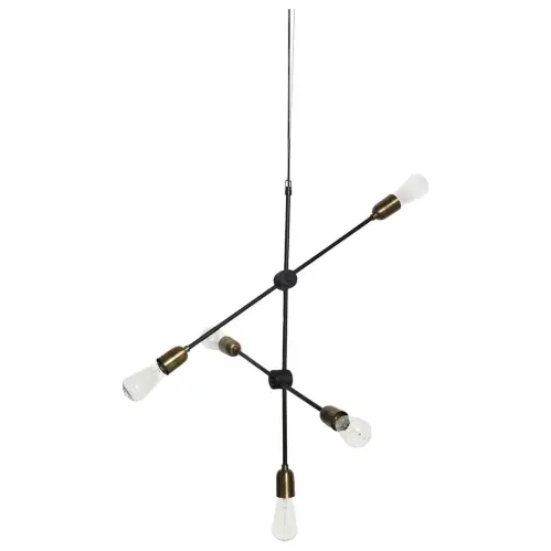 Lampa - Molecular - Svart/Mässing - 78 x 68 cm - www.frokenfraken.se