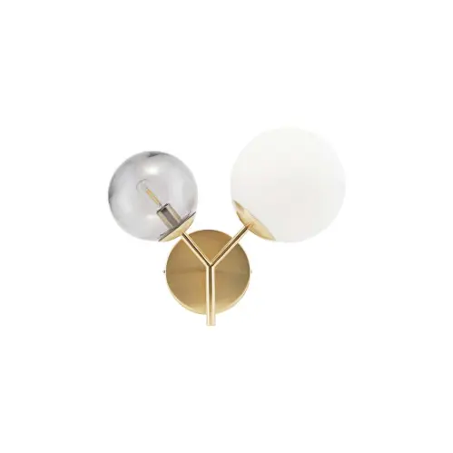 Vägglampa - Twice - Mässing - 47 cm - www.frokenfraken.se