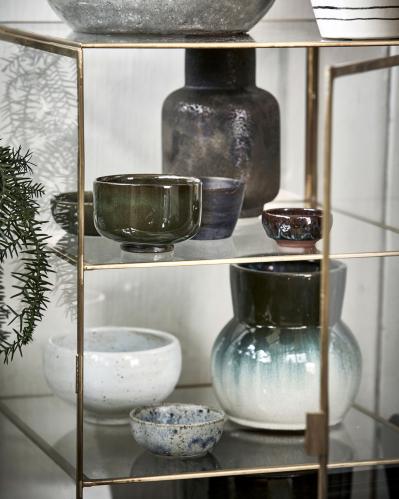Skåp - Glas/Mässing - 56,5 x 35 xm - www.frokenfraken.se