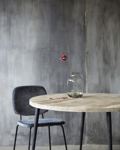 Matbord Club - Mangroträ/Järn - Rund - 76 x Ø130 cm - www.frokenfraken.se