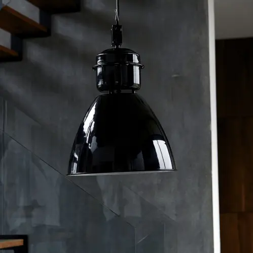 Taklampa - Industri - Svart - Ø35 cm - www.frokenfraken.se