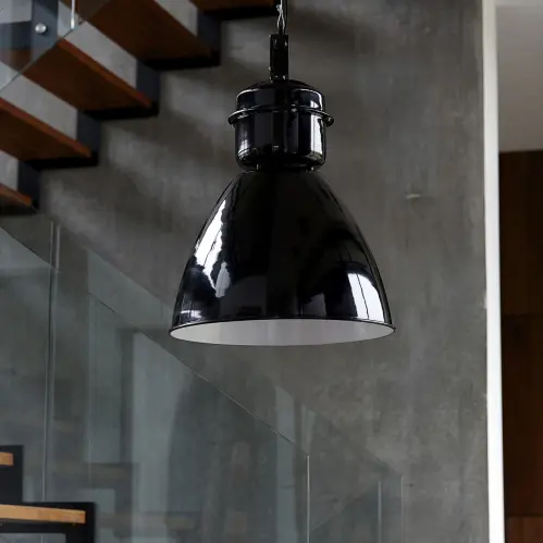 Taklampa - Industri - Svart - Ø35 cm - www.frokenfraken.se
