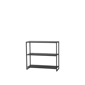 Hylla - Svart - 100 x 35 x 90 cm - www.frokenfraken.se