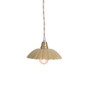 Taklampa Ingrid Gul Liten - Ø 16,5 x 3,5 cm - www.frokenfraken.se