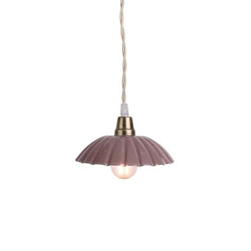Taklampa Ingrid Rosa Liten - Ø 16,5 x 3,5 cm - www.frokenfraken.se