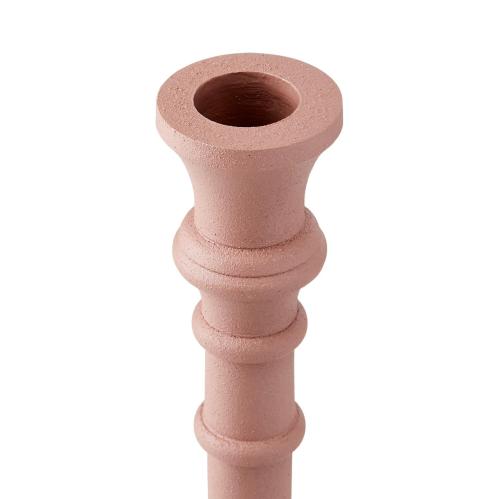 Ljusstake - Dimrosa - Ø13 x 38 cm - www.frokenfraken.se