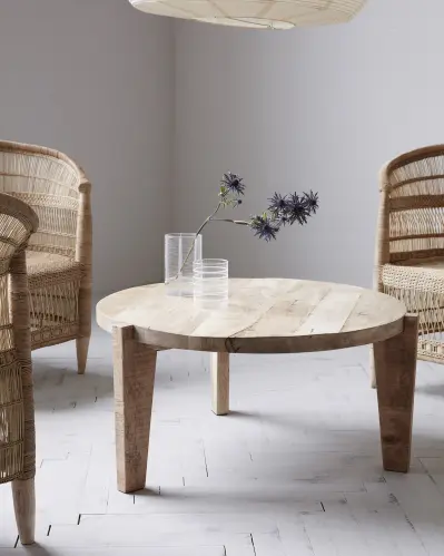 Soffbord Bali - Natur - 40 x Ø80 cm - www.frokenfraken.se