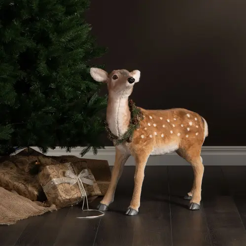 Hjort - Hind med krans - 79 x 38 x 70 cm - www.frokenfraken.se