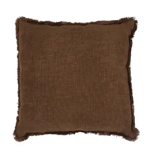 Kuddfodral - DANNY - CACAO - 45 X 45 CM - www.frokenfraken.se