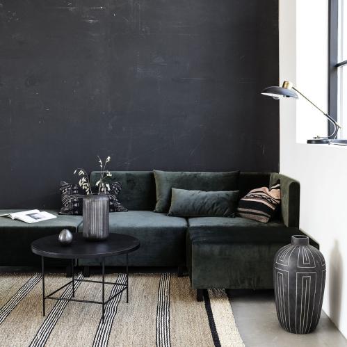Soffbord - Svart - 45 x Ø70 cm - www.frokenfraken.se