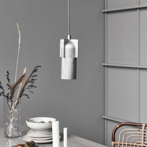 Lampa - Akola - Borstat silver - 23 x 9 cm - www.frokenfraken.se