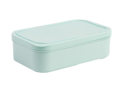 Polarbox Kylväska - 2st matlådor - Retro - Ljusblå - 6 Liter - www.frokenfraken.se