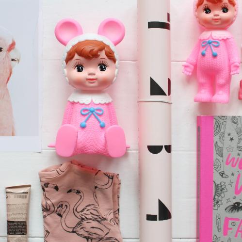 Sparbössa - Woodland doll - Rosa - Orginal - 22cm - www.frokenfraken.se