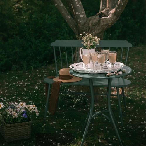 Soffa - Trädgårdsoffa - Mörkgrön - 100 cm - www.frokenfraken.se