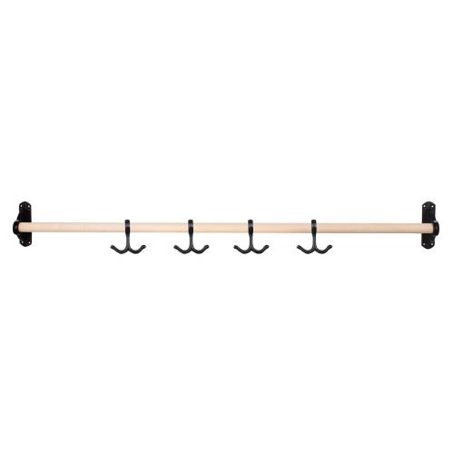 Klädhängare/Köksredskap - Ankarkrokar - Svart - 120 cm - www.frokenfraken.se