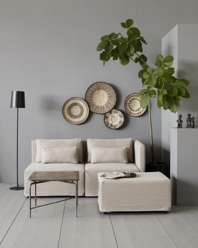 Soffbord - Marmor/Järn - Brun - 45 x 75 cm - www.frokenfraken.se