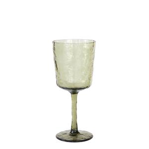 Vinglas - Plast - Hamrad - Grön - 19 cm - www.frokenfraken.se