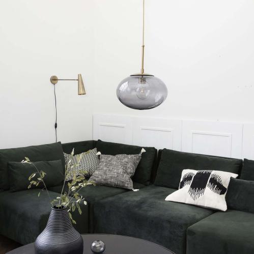Lampa - Opal - Grå - 35 x 30 cm - www.frokenfraken.se
